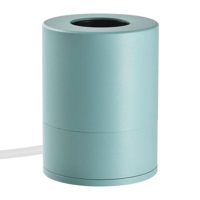 Message in the Bulb 306032G Pop Table Lamp Base - Turquoise with White Cable, , medium