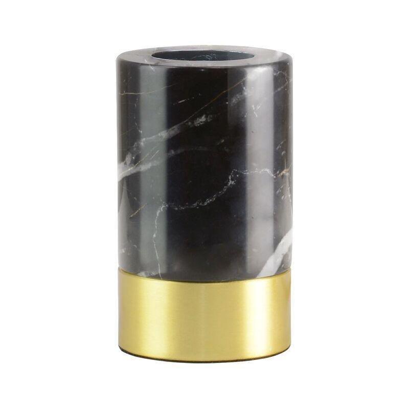 Message in the Bulb 306012G Romance Lamp Base - Black Marble (Type G Plug), , medium