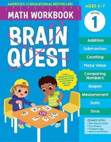 Brain Quest Math Workbook - 1St Grade | Workman Publishing, , medium