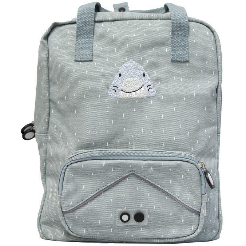 Trixie Mr. Shark Backpack Large - Grey Blue, , medium