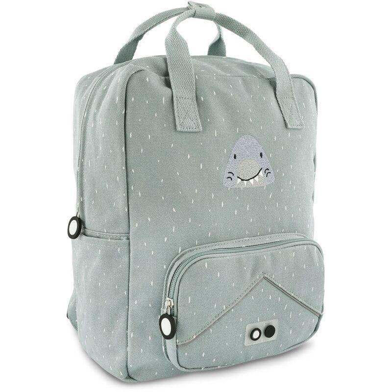 Trixie Mr. Shark Backpack Large - Grey Blue, , large image number 4