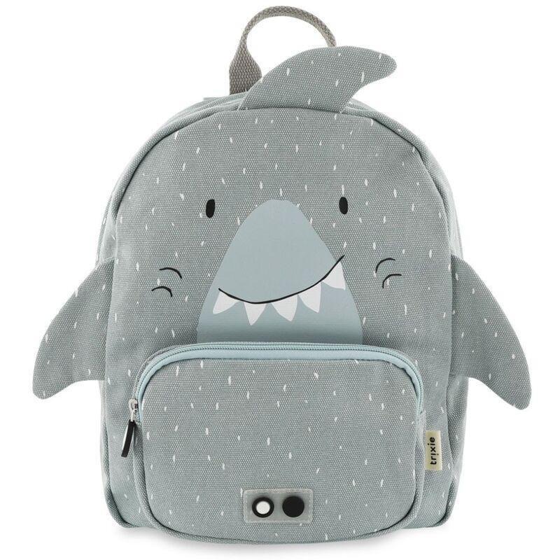 Trixie Mr. Shark Backpack - Grey Blue, , large image number 0