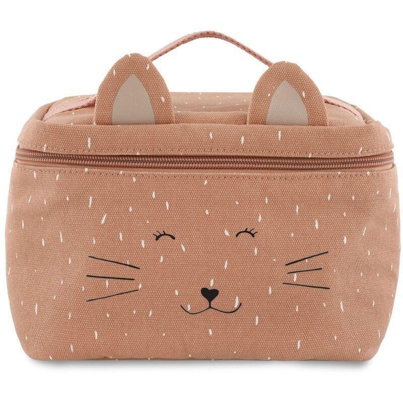 Trixie Kids Thermal Lunch Bag - Mrs. Cat Dusty Pink, , large image number 0