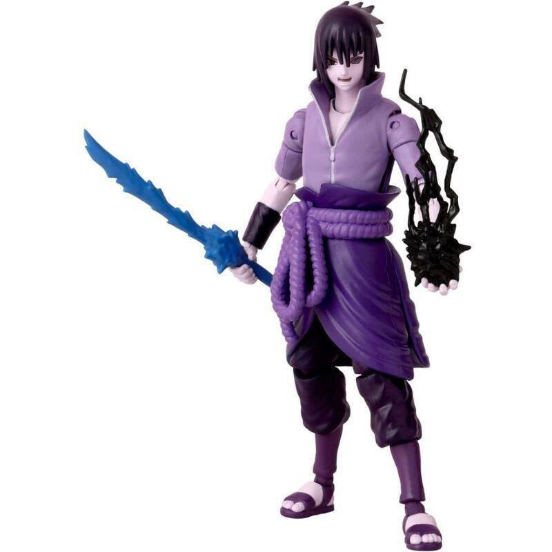 Bandai Anime Heroes Naruto Sasuke Uchiha 6.5-Inch Action Figure, , large image number 0