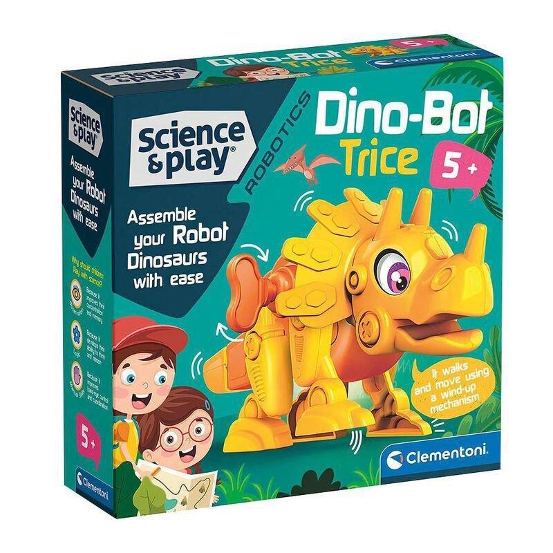 Clementoni Science & Play Dinobot Triceratops, , large image number 0