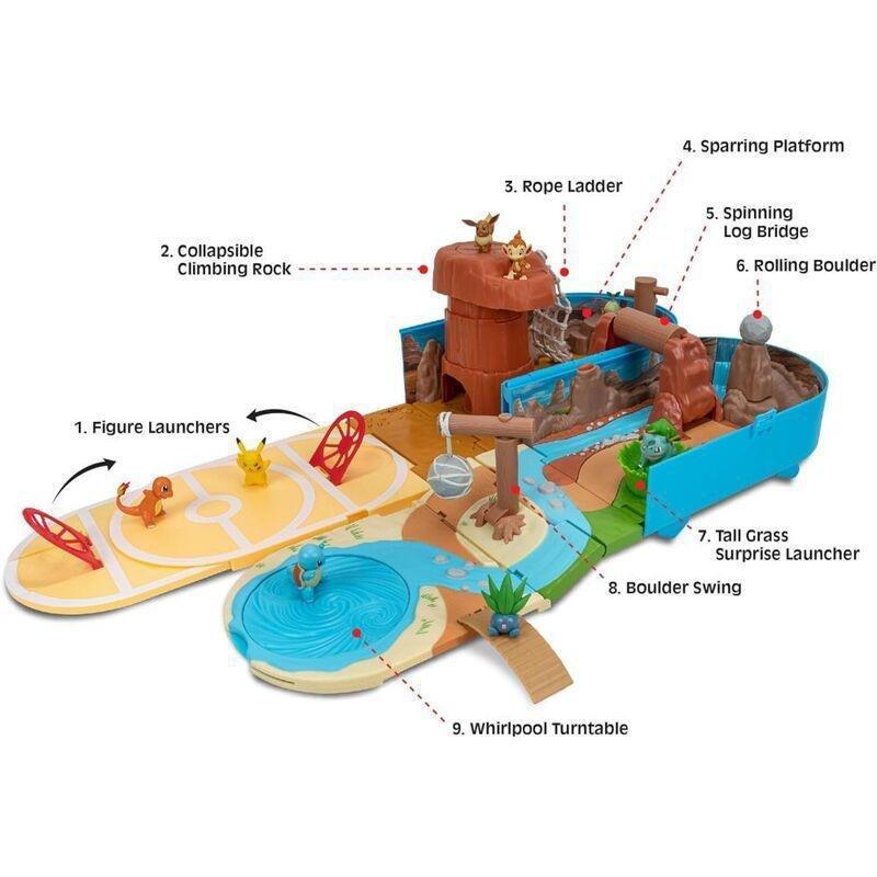 Pokemon Cary Case Battle Desert Playset, , large image number 1