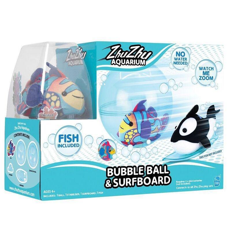 Zhu Zhu Pets Aquarium Ball And Surfboard With Fish Playset, , large image number 0