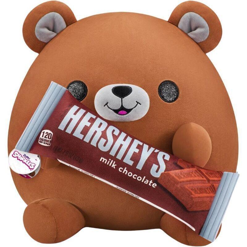 Snackles Series 2 Bear Holding Plush Hershey's Milk Chocolate, , large image number 0