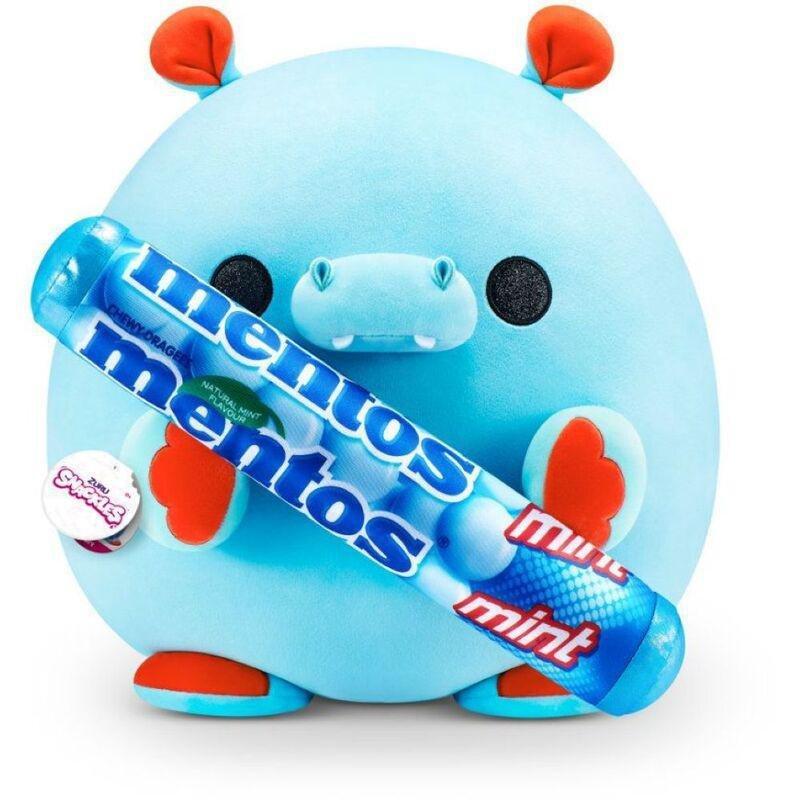 Snackles Series 2 Hippo Holding Plush Mentos Mint Flavour, , large image number 0