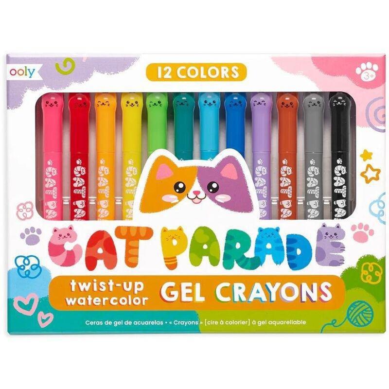 Ooly Cat Parade Watercolor Gel Crayons (Set of 12), , large image number 0