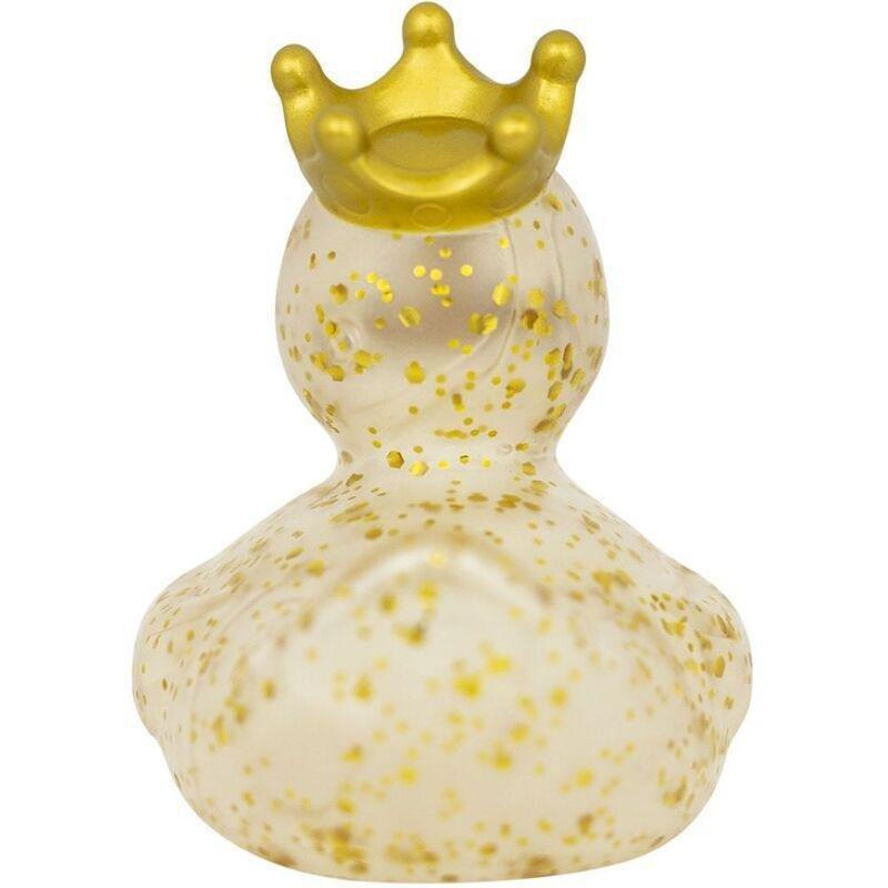 Lilalu Gold Glitter Duck With Crown, , large image number 1