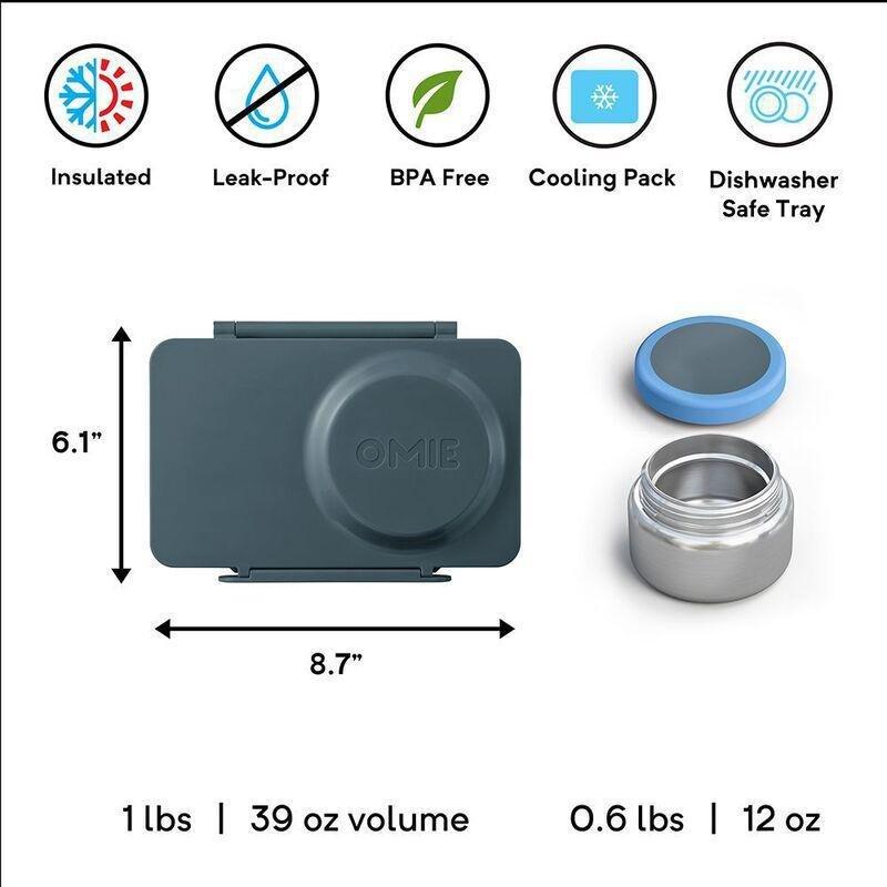 OmieLife OmieBox Up Thermos - Graphite 350 ml, , large image number 2