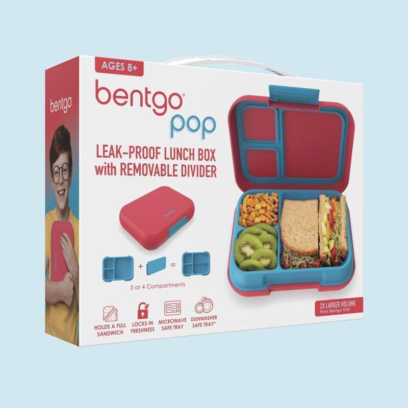 Bentgo Pop - Removable Divider - Flame Red/Turquoise, , large image number 1