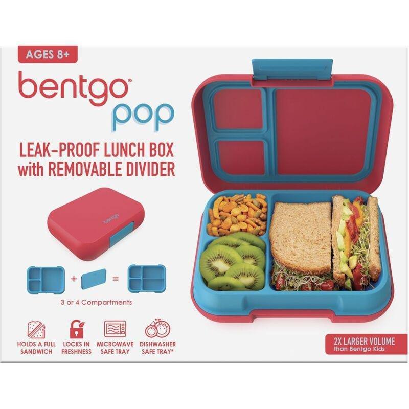Bentgo Pop - Removable Divider - Flame Red/Turquoise, , large image number 3