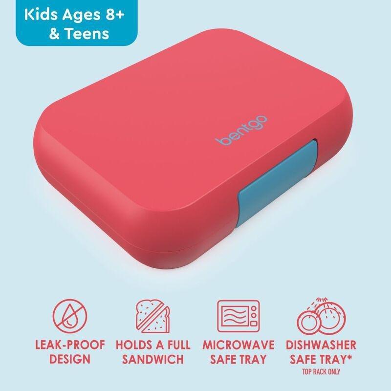 Bentgo Pop - Removable Divider - Flame Red/Turquoise, , large image number 4