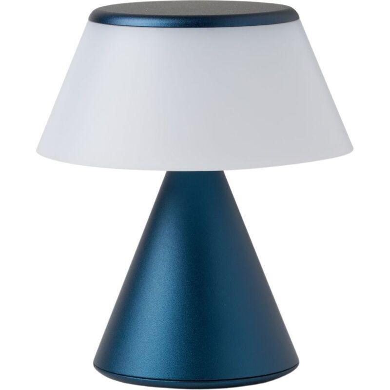Lexon Luma S - Infinitely Pairable LED Lamp - Dark Blue 3-Inches, , large image number 0