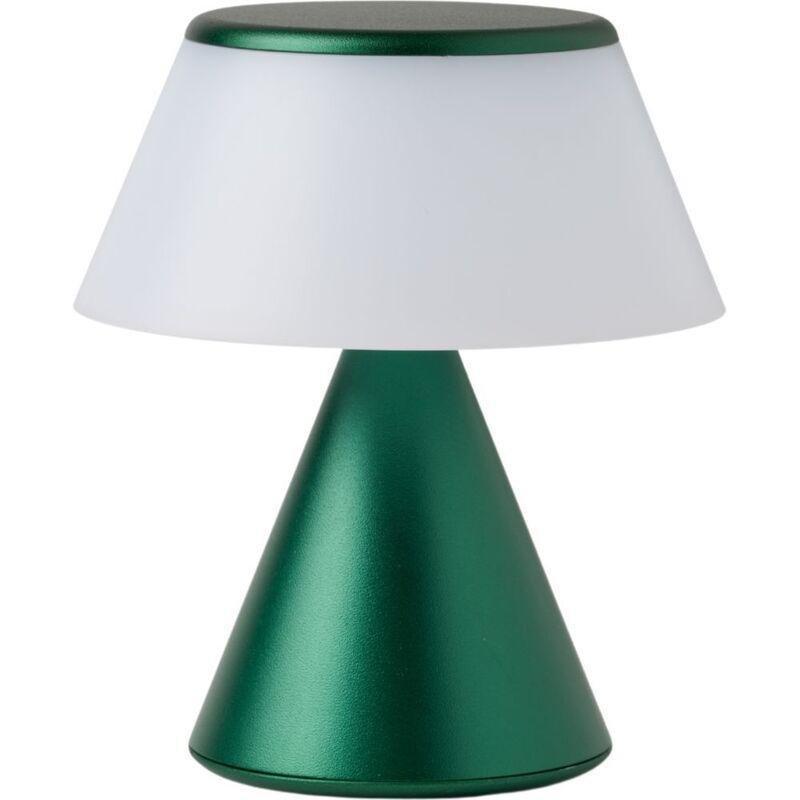 Lexon Luma S - Infinitely Pairable LED Lamp - Dark Green 3-Inches, , medium