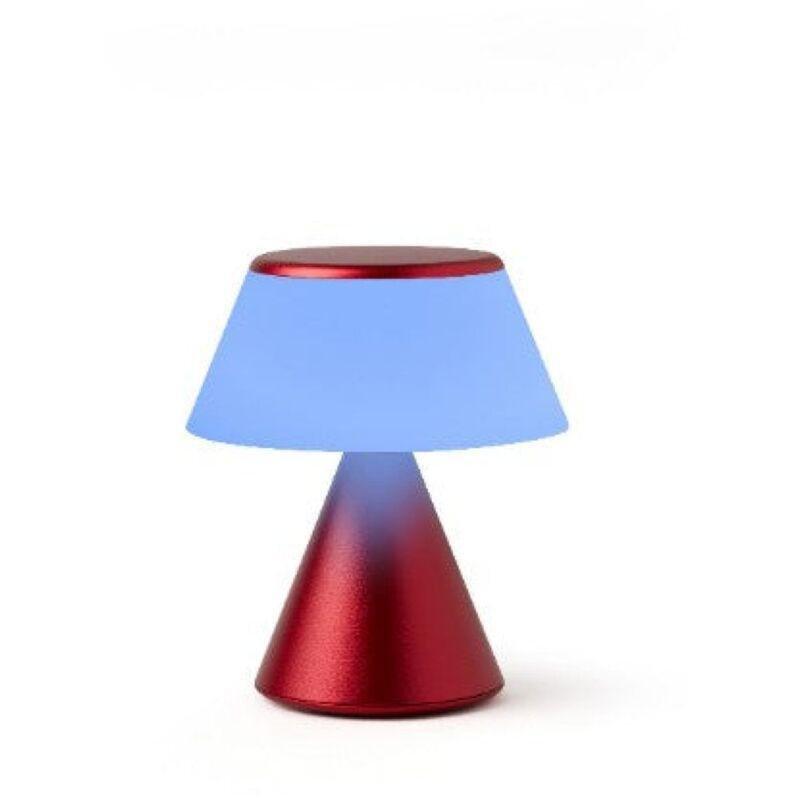 Lexon Luma S - Infinitely Pairable LED Lamp - Dark Red 3-Inches, , large image number 1