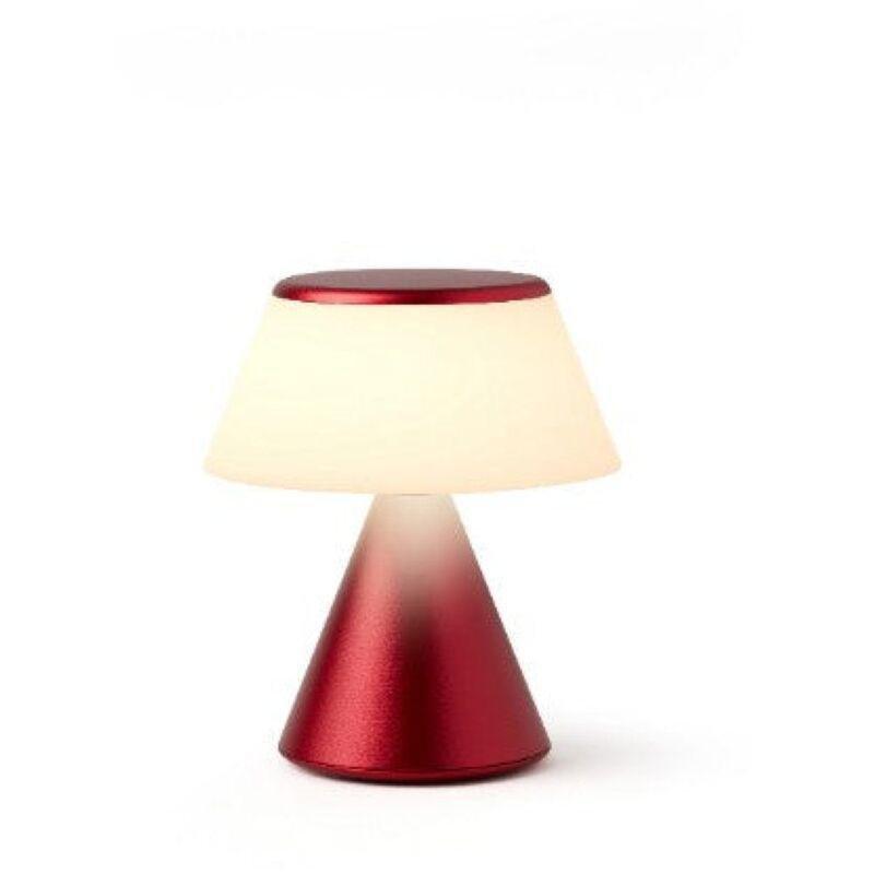 Lexon Luma S - Infinitely Pairable LED Lamp - Dark Red 3-Inches, , large image number 2