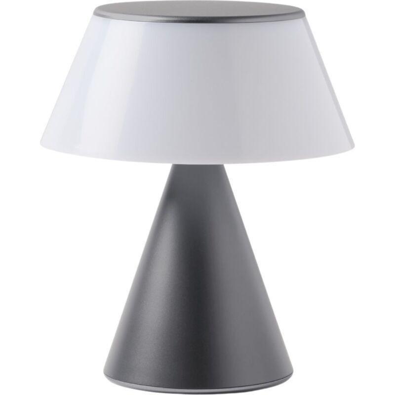 Lexon Lums L - Infinitely Pairable LED Lamp - Gun 7-Inches, , medium