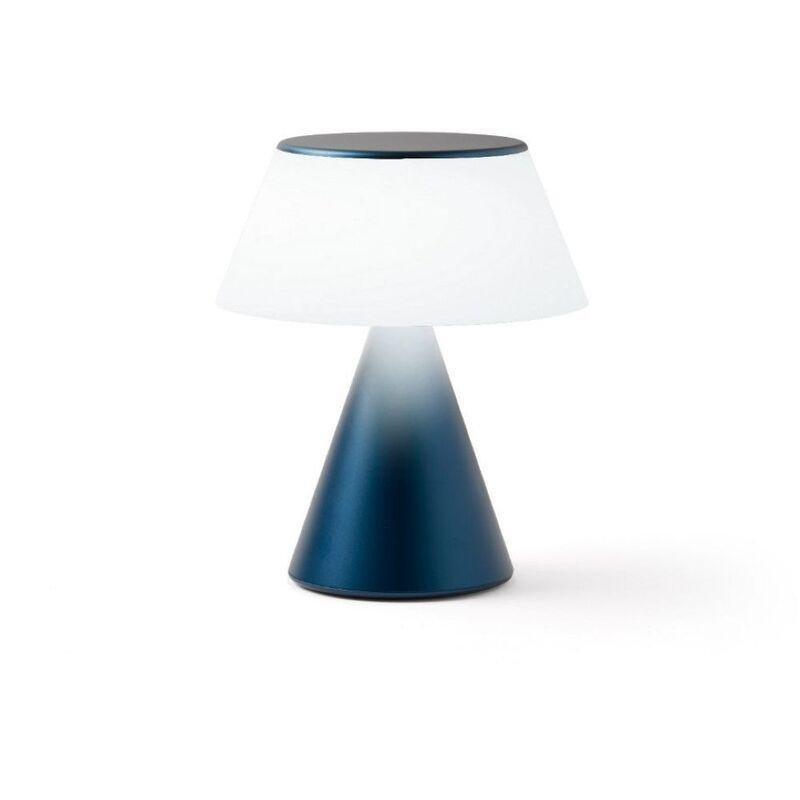 Lexon Lums L - Infinitely Pairable LED Lamp - Dark Blue 7-Inches, , large image number 1