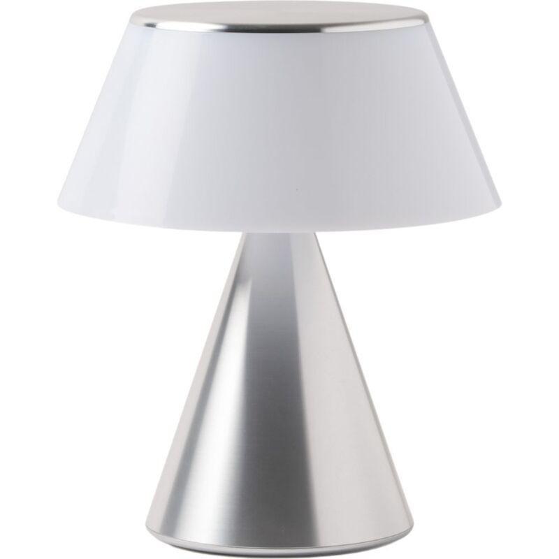 Lexon Lums L - Infinitely Pairable LED Lamp - Alu Polish 7-Inches, , medium