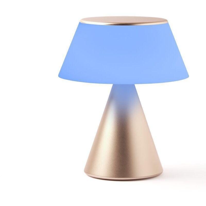 Lexon Lums L - Infinitely Pairable LED Lamp - Gold 7-Inches, , large image number 2