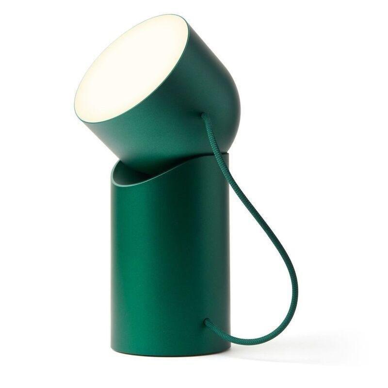 Lexon Orbe - Portable LED Lamp with Moving Head - Dark Green, , medium