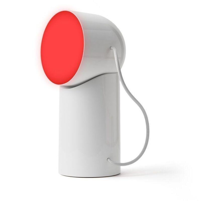 Lexon Orbe - Portable LED Lamp with Moving Head - White, , large image number 1