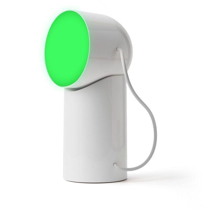 Lexon Orbe - Portable LED Lamp with Moving Head - White, , large image number 2