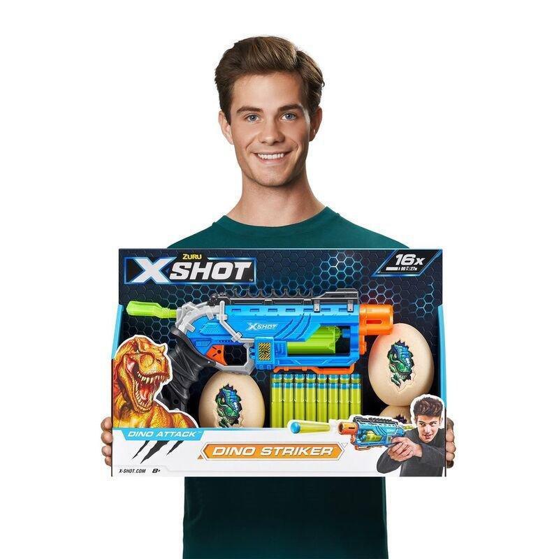 X-Shot Dino Attack Hunter Blaster Including 16 Darts And 4 Eggs Playset, , large image number 3