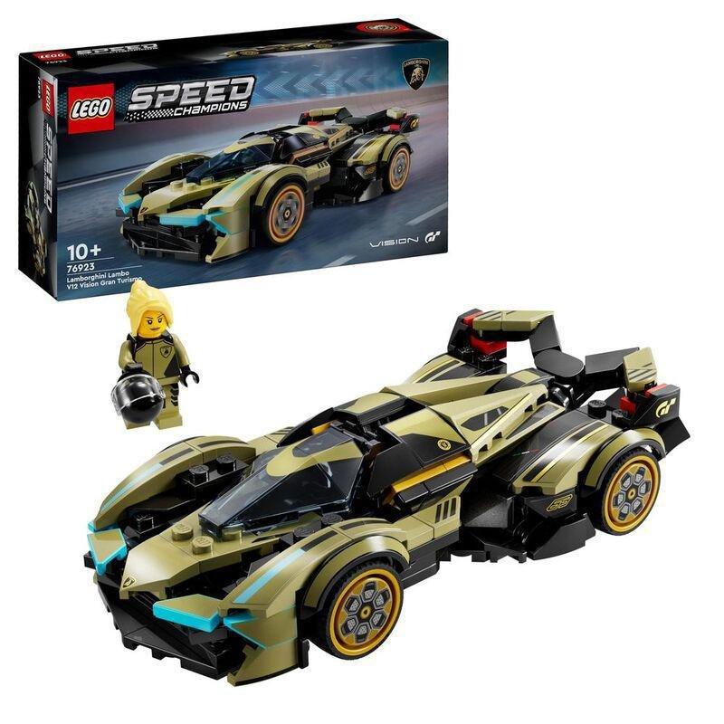 LEGO Speed Champions Lamborghini Lambo V12 Vision GT Super Car Building Set 76923 (230 Pieces), , medium