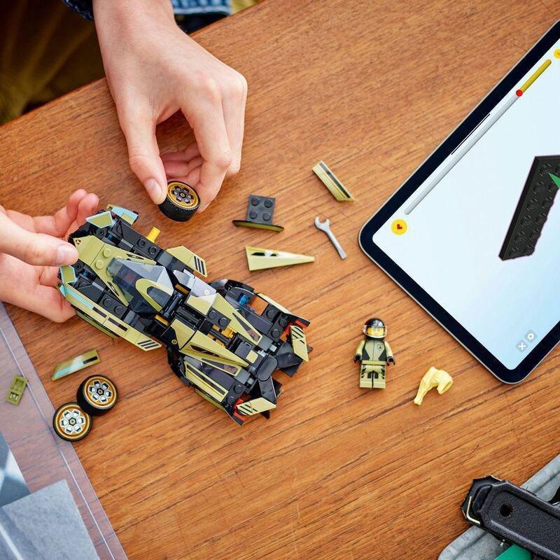 LEGO Speed Champions Lamborghini Lambo V12 Vision GT Super Car Building Set 76923 (230 Pieces), , large image number 2