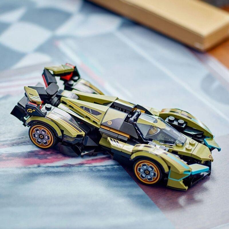 LEGO Speed Champions Lamborghini Lambo V12 Vision GT Super Car Building Set 76923 (230 Pieces), , large image number 3