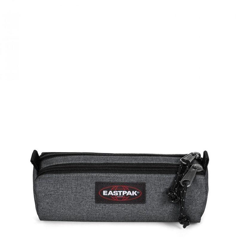 Eastpak Double Benchmark Pencil Case - Black Denim - Medium, , large image number 0