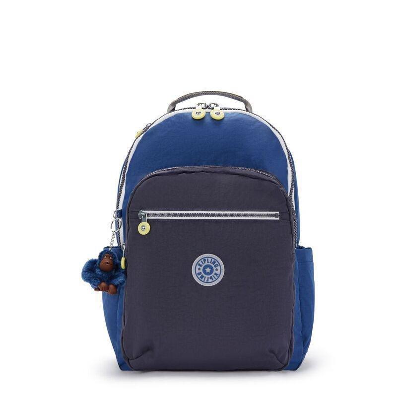 Kipling Seoul Backpack - Fantasy Blue Bl - Large, , medium