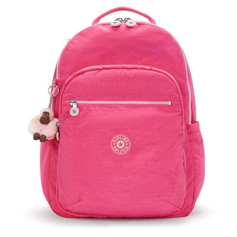 Kipling Seoul Backpack - Happy Pink C - Large, , medium