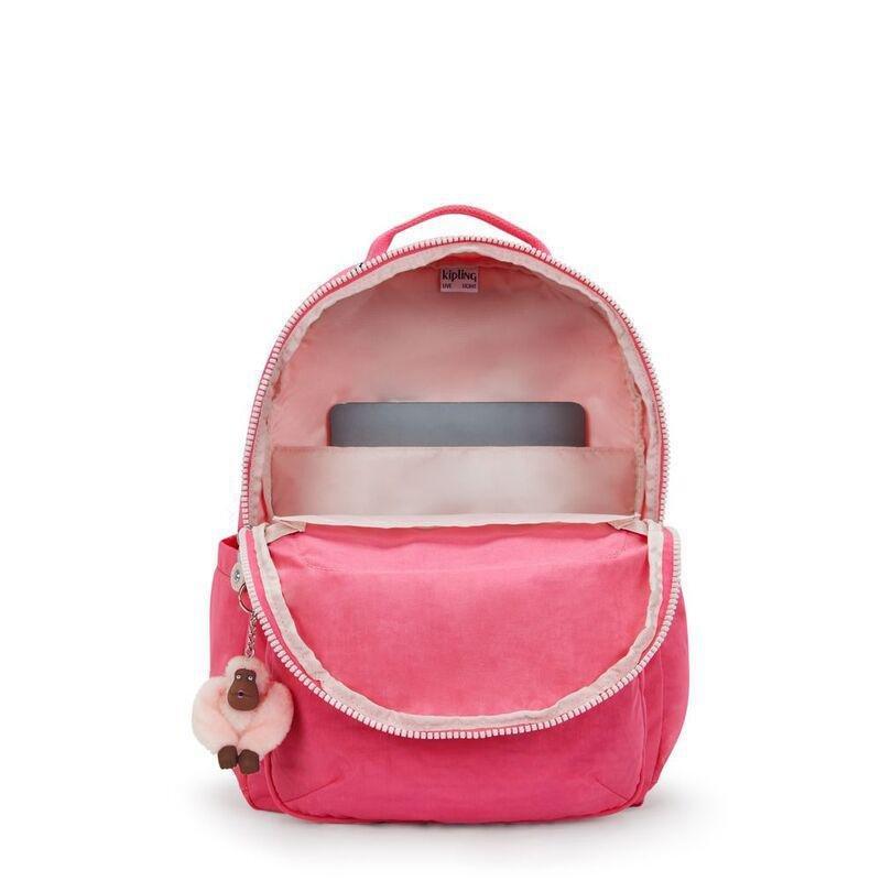 Kipling Seoul Backpack - Happy Pink C - Large, , large image number 2
