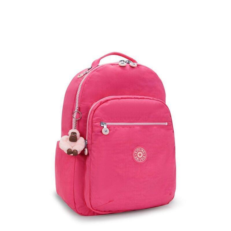Kipling Seoul Backpack - Happy Pink C - Large, , large image number 3