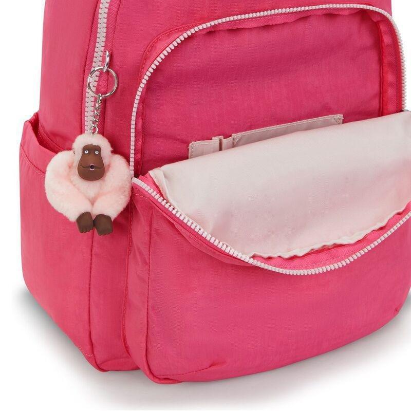 Kipling Seoul Backpack - Happy Pink C - Large, , large image number 4
