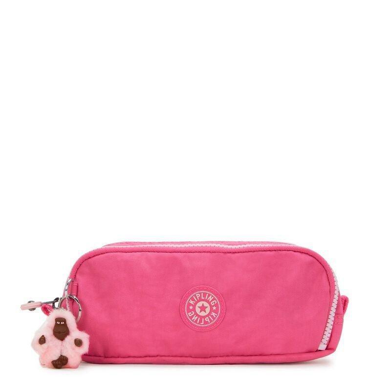 Kipling Gitroy Pencil Case - Happy Pink C - Large, , large image number 0