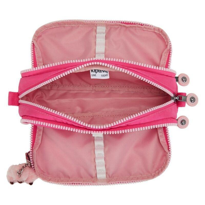 Kipling Gitroy Pencil Case - Happy Pink C - Large, , large image number 2