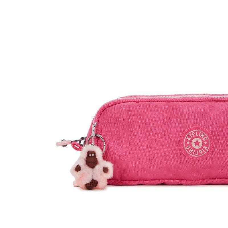 Kipling Gitroy Pencil Case - Happy Pink C - Large, , large image number 3