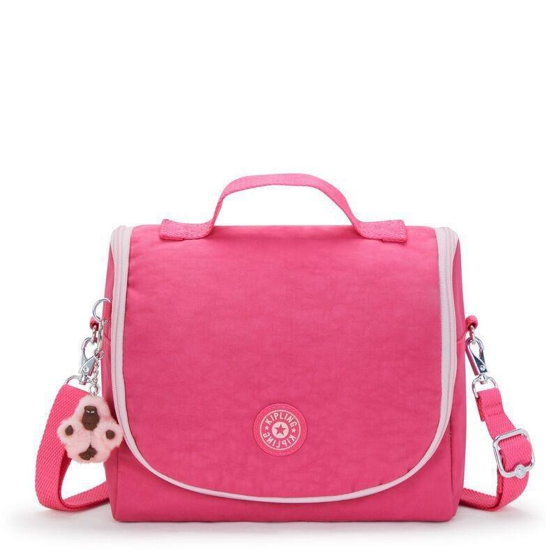 Kipling New Kichirou Lunch Bag - Happy Pink C - Medium, , large image number 0