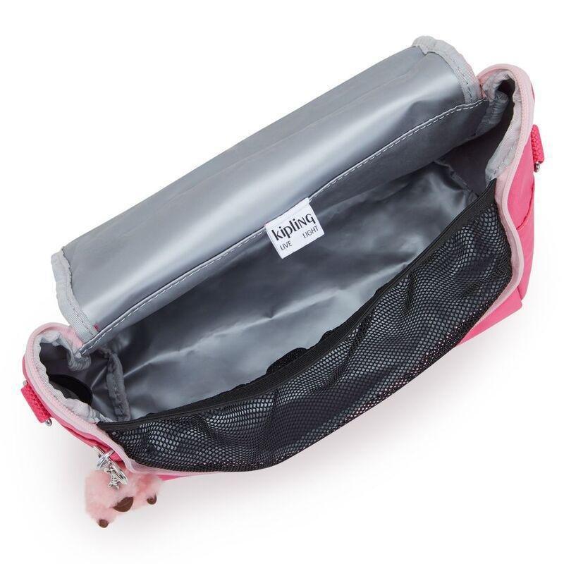 Kipling New Kichirou Lunch Bag - Happy Pink C - Medium, , large image number 3
