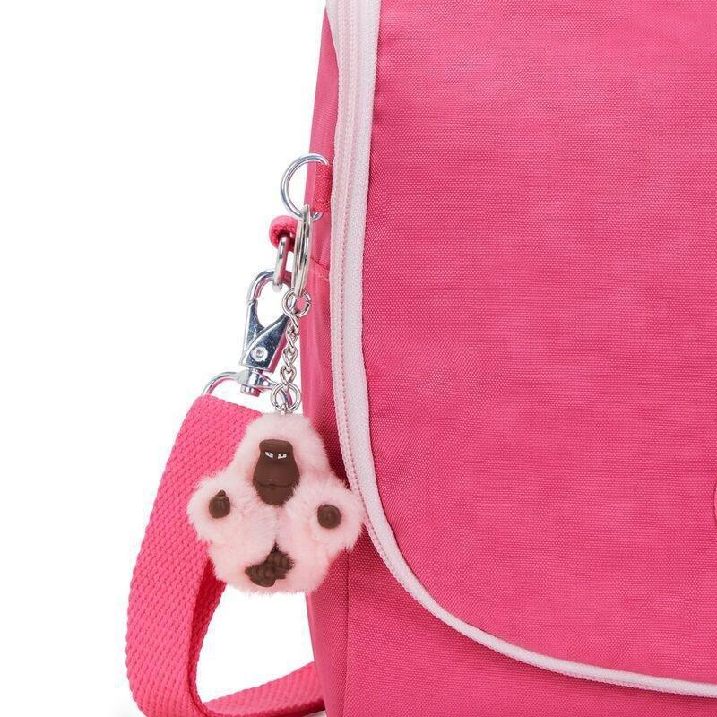 Kipling New Kichirou Lunch Bag - Happy Pink C - Medium, , large image number 5