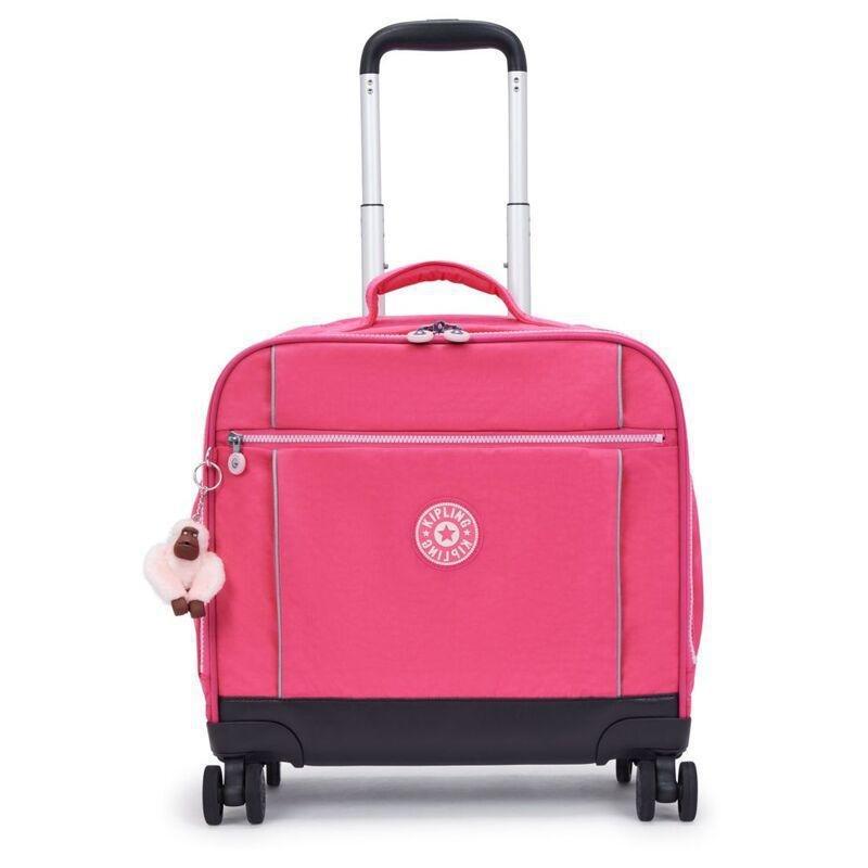 Kipling New Storia Wheeled School Bag - Happy Pink C - Large, , large image number 0
