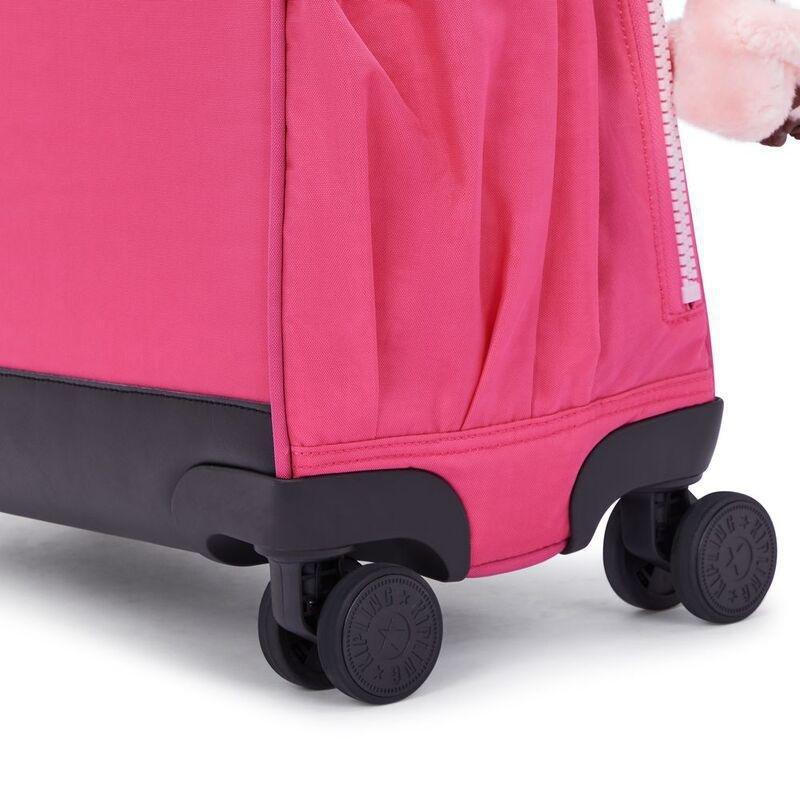 Kipling New Storia Wheeled School Bag - Happy Pink C - Large, , large image number 3