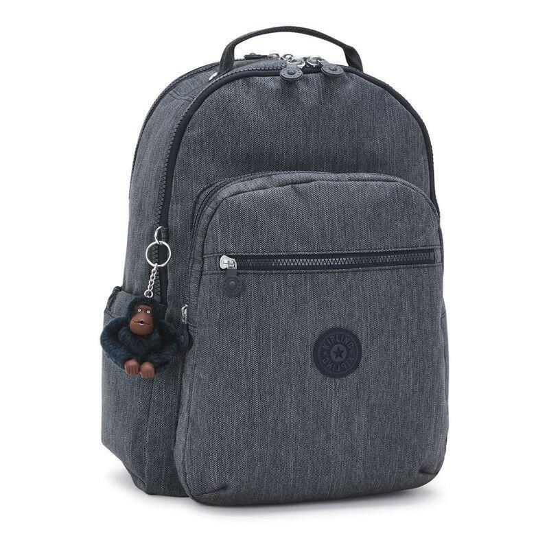 Kipling Seoul Lap Backpack - Marine Navy - Large, , large image number 2