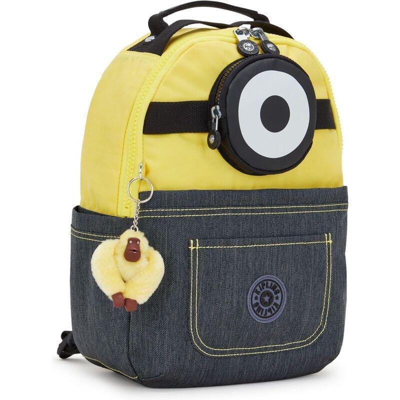Kipling Seoul S Backpack - Minion Jeans Bl - Small, , large image number 3